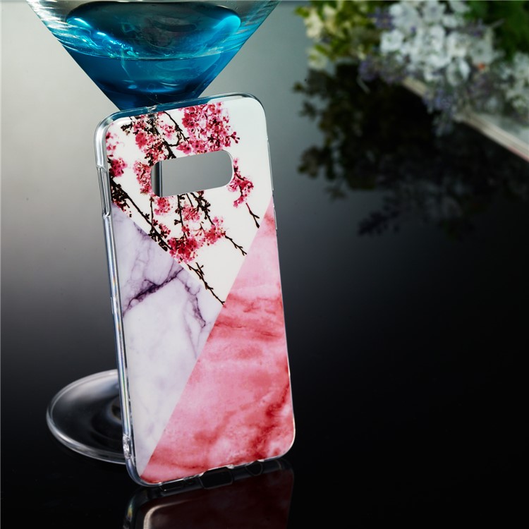 Padrão De Mármore IMD Soft TPU Volta Case Para Samsung Galaxy S10 Lite - Estilo K-5