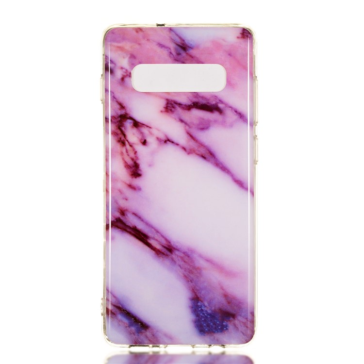 Funda De Silicona Con Diseño De Mármol IMD Para TPU Samsung Galaxy S10 Plus - Estilo A-2