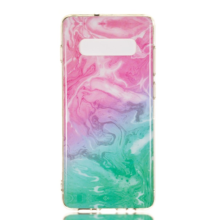 Funda Protectora De Silicona Modelo IMD Suave TPU Para Samsung Galaxy S10 Plus - Estilo G-2