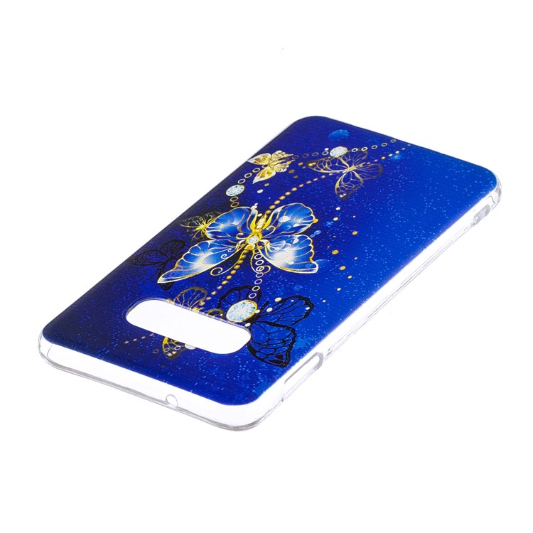 Шаблон Печати ТПУ Защиты Телефона Оболочки Для Samsung Galaxy S10 Lite - Голубая Бабочка-5
