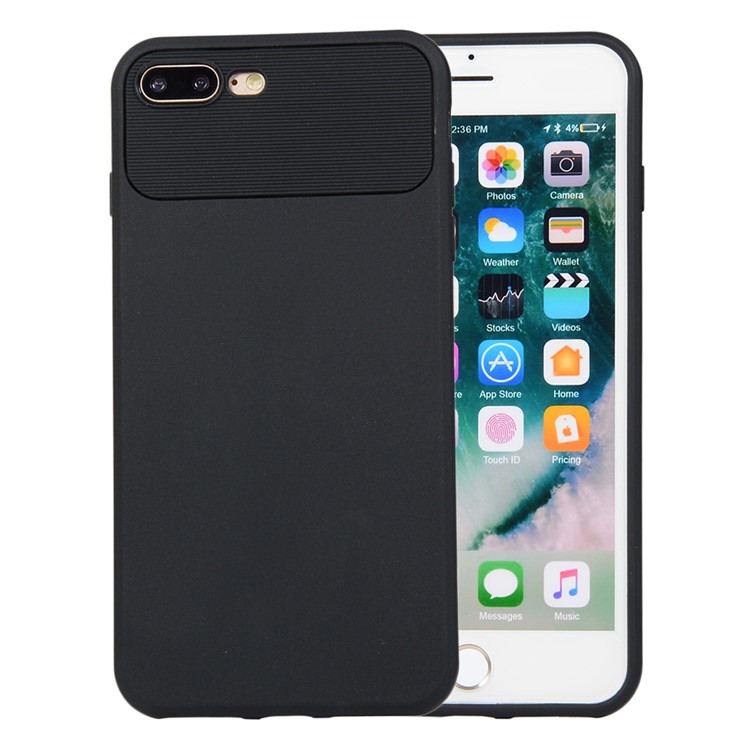 

Мягкий Чехол ТПУ Для Iphone 8 Plus / 7 Плюс - Черный, iPhone 8 Plus