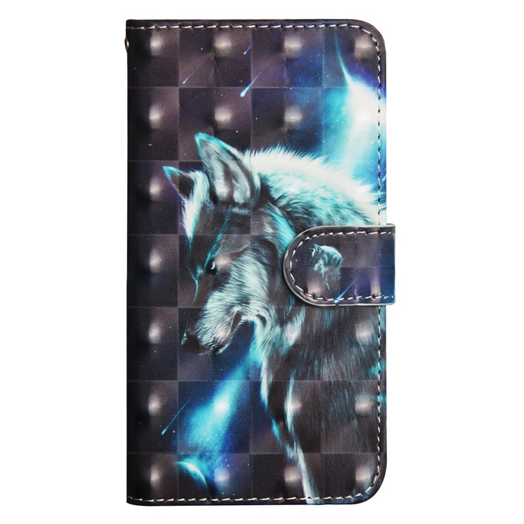 Wolf Wallet Case for Samsung Galaxy S10 Plus Leather Cover Compatible with Samsung Galaxy S10 Plus