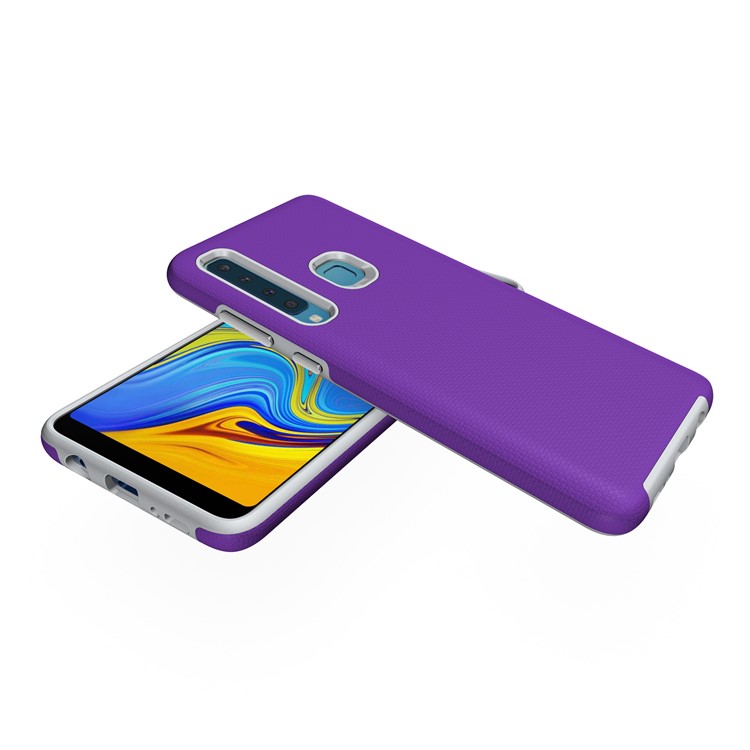 Anti-skid PC + TPU Armor Case Cover for Samsung Galaxy A9 (2018) / A9 Star Pro / A9s - Purple-3