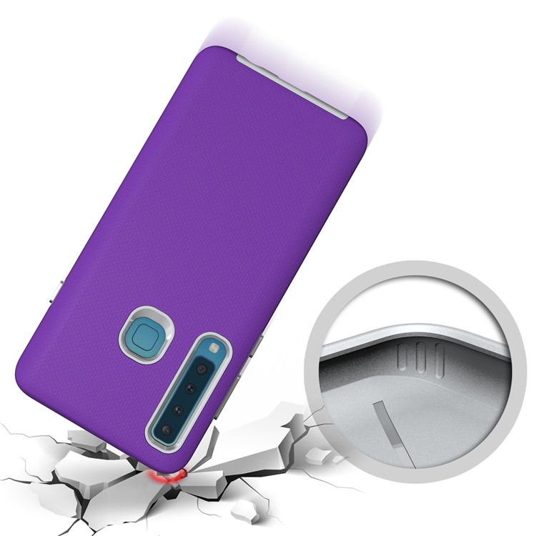 Anti-skid PC + TPU Armor Case Cover for Samsung Galaxy A9 (2018) / A9 Star Pro / A9s - Purple-6