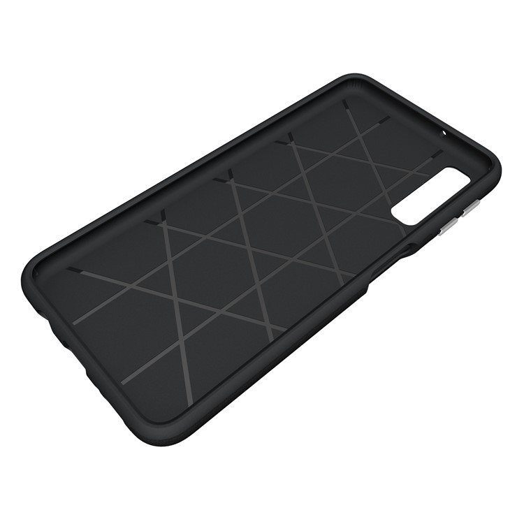 Anti-skid PC + TPU Hybrid Armor Case for Samsung Galaxy A7 (2018) - Black-15