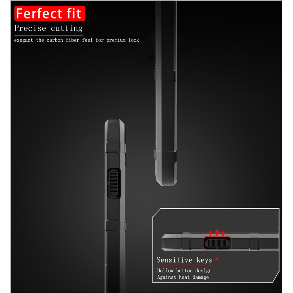 Anti-shock Square Grid Texture TPU Back Case for Samsung Galaxy S10 Lite - Black-6