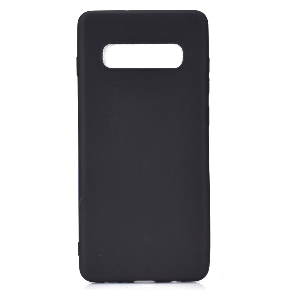 For Samsung Galaxy S10 Soft Matte TPU Gel Phone Casing - Black-2