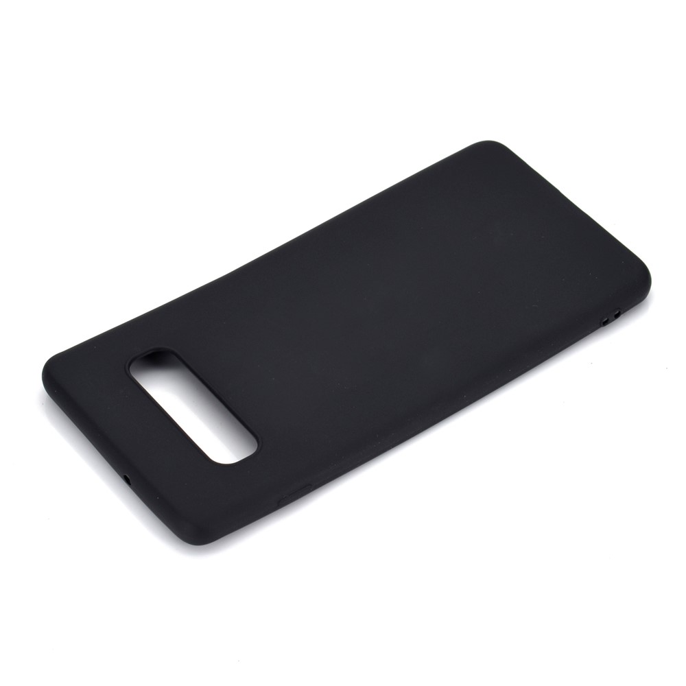 For Samsung Galaxy S10 Soft Matte TPU Gel Phone Casing - Black-4