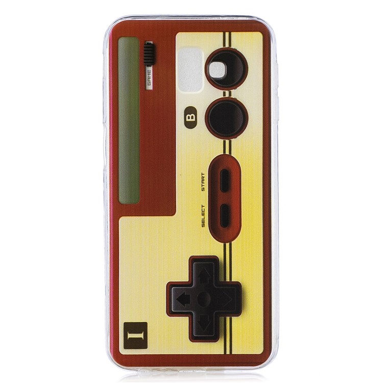 

Pattern Printing Soft TPU Mobile Case for Samsung Galaxy J6+ - Game Machine, Galaxy J6+