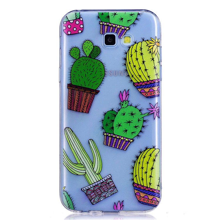 

Pattern Printing TPU Gel Case for Samsung Galaxy J4+ - Cactus, Galaxy J4+