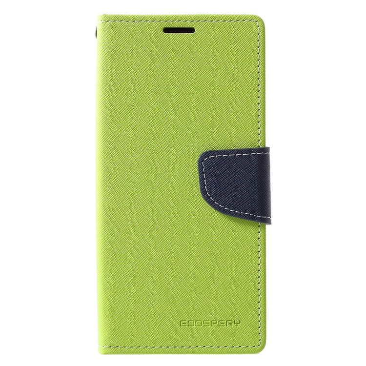 Mercury goospery модный дневник кожаный кошелек сотовый телефон для samsung galaxy s10 - зеленый
