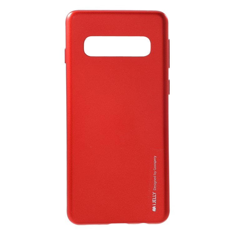 MERCURY GOOSPERY i JELLY TPU Gel Back Case for Samsung Galaxy S10 - Red-1