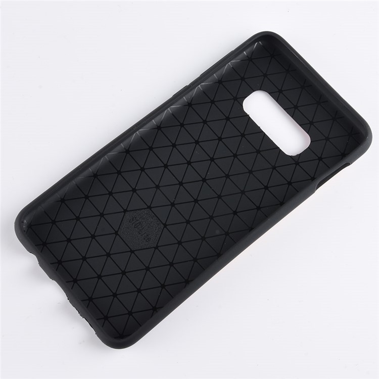 For Samsung Galaxy S10 Lite PU Leather Coated TPU Mobile Phone Case - Black-4