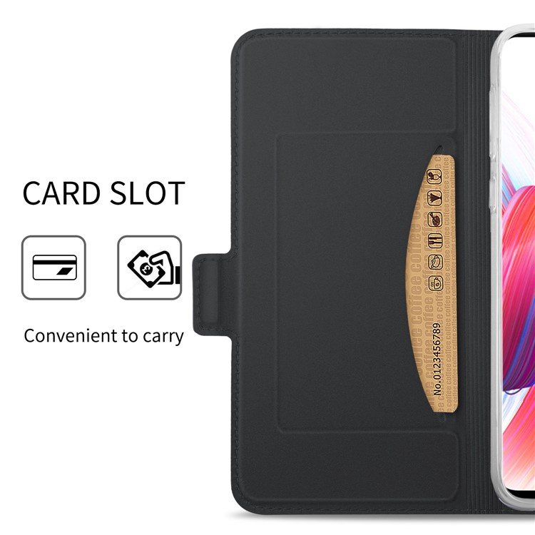 Magnetic Adsorption Leather Flip Stand Case with Card Holder for Samsung Galaxy S10 - Black-6