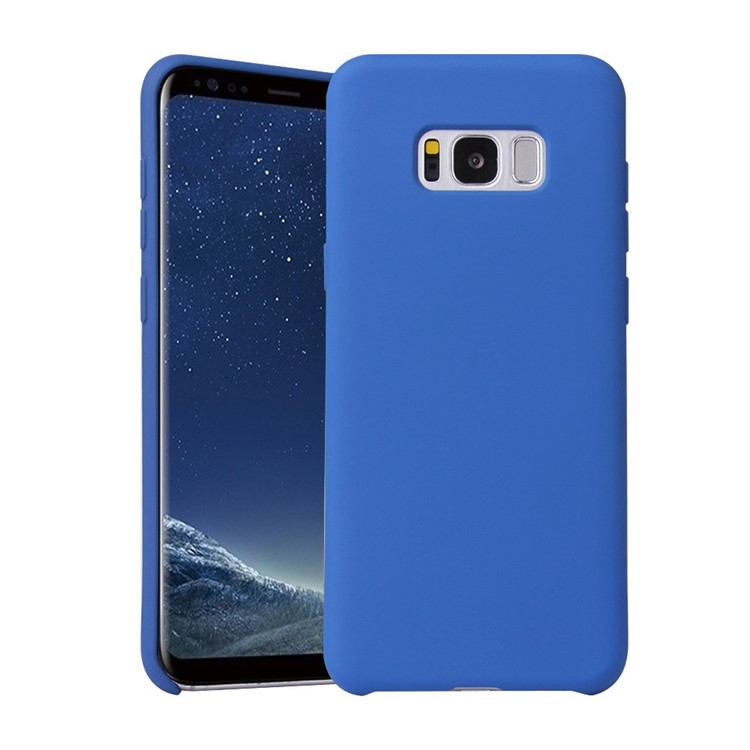 Howmak прорезиненная шелковистая мягкая крышка тпу для samsung galaxy s10 plus - нежно голубые