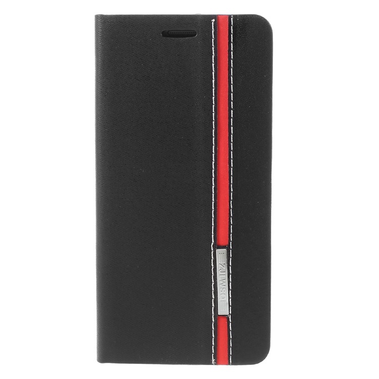 Two-color Leather Card Holder Case for Samsung Galaxy S7 G930 - Black-3