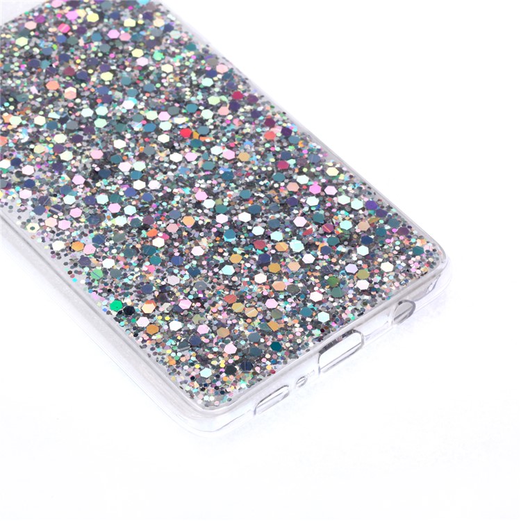 Color Changing Sequins Acrylic TPU Case for Samsung Galaxy S10 Plus - Silver-3