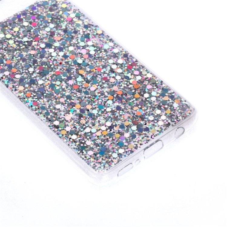 Color Changing Sequins Acrylic TPU Case for Samsung Galaxy S10 - Silver-3