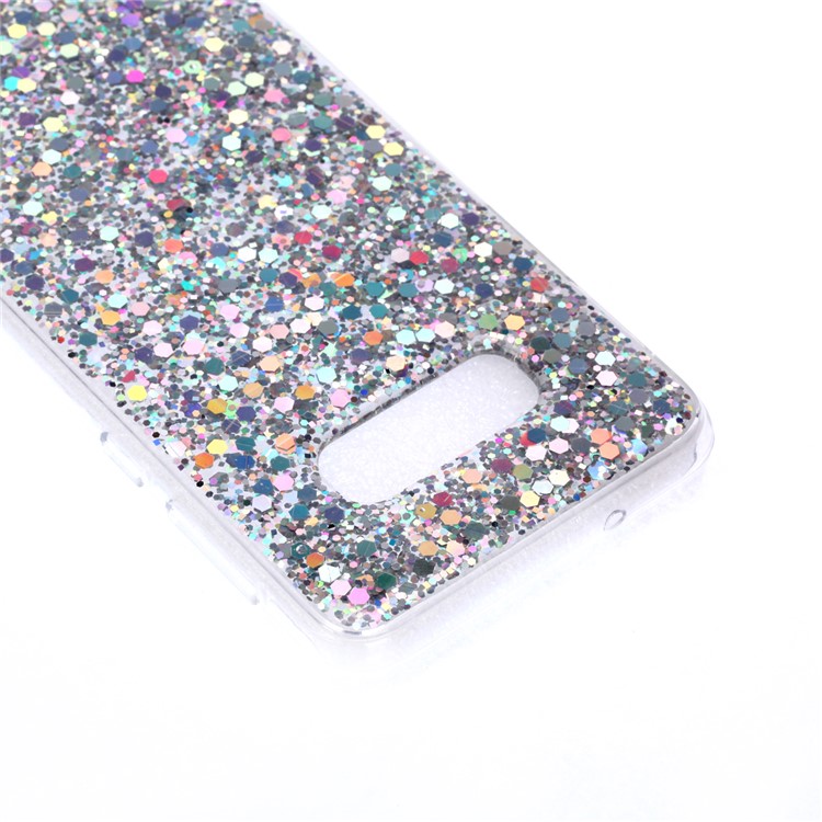 Color Changing Sequins Acrylic TPU Case for Samsung Galaxy S10 Lite - Silver-4