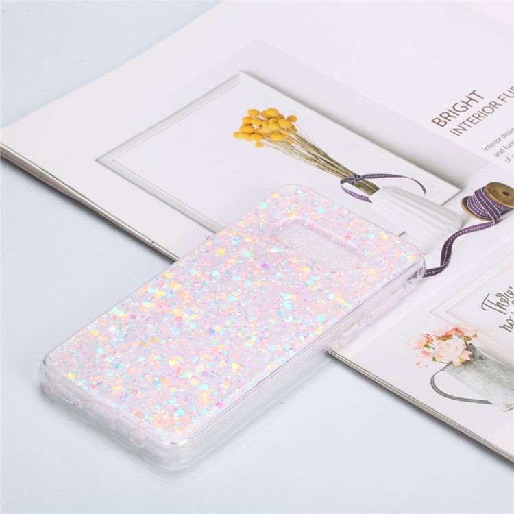 

Изменение Цвета Блестки Акриловый Чехол Для Телефона ТПУ Для Samsung Galaxy S10E - Многоцветный, Galaxy S10e