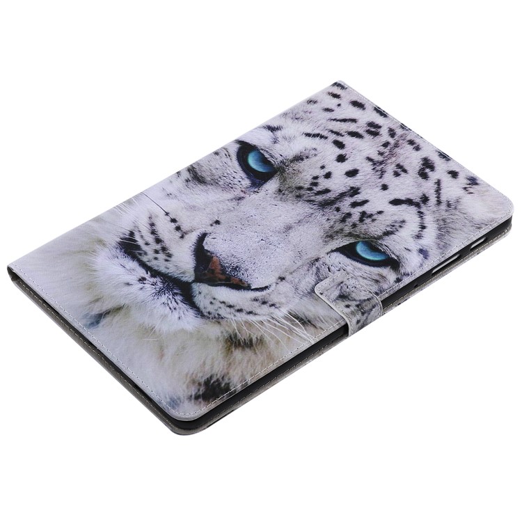 Patterned Leather Protective Case for Samsung Galaxy Tab A 10.5 (2018) T590 T595 - Leopard-5