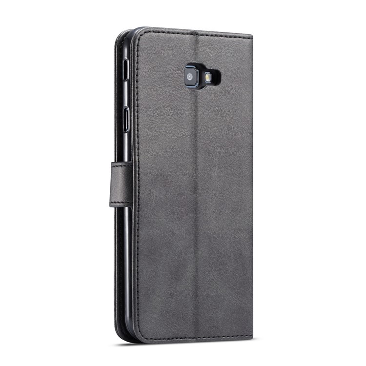 LC.IMEEKE Wallet Leather Stand Case for Samsung Galaxy J4+ - Black-3
