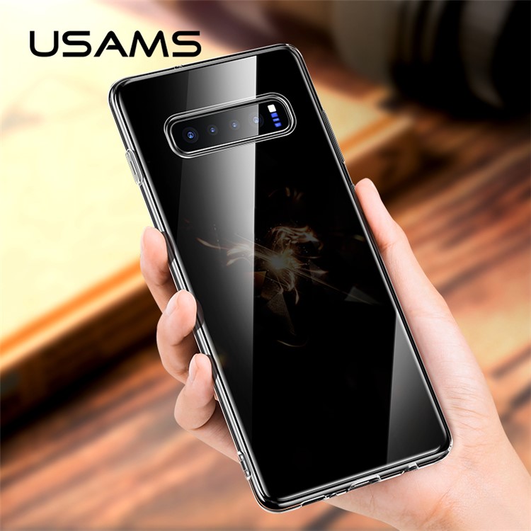 USAMS Primary Color Series Clear TPU Phone Case for Samsung Galaxy S10-2