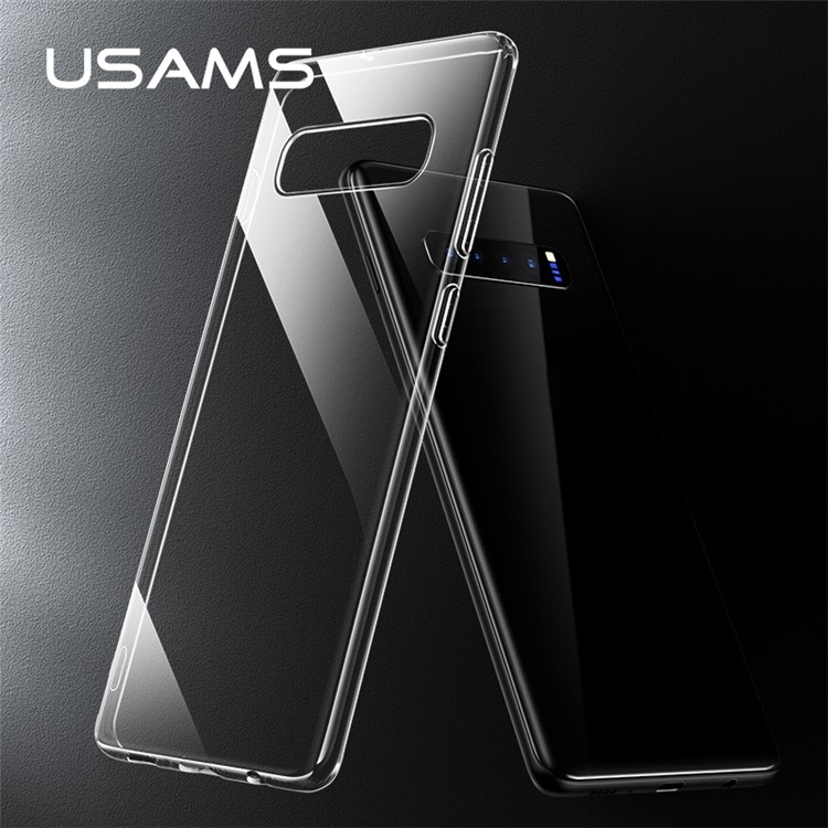 USAMS Primary Color Series Clear TPU Phone Case for Samsung Galaxy S10-4