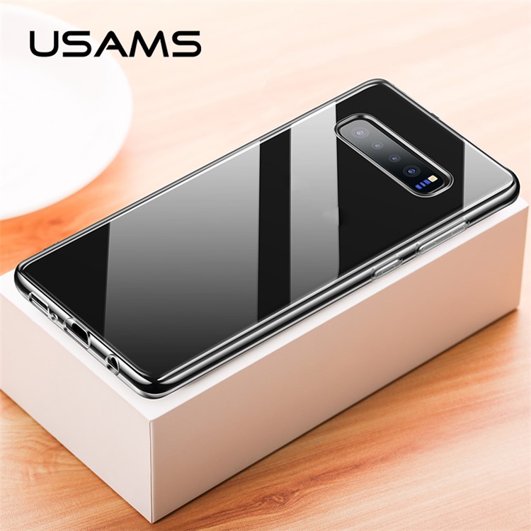 USAMS Primary Color Series Clear TPU Phone Case for Samsung Galaxy S10-7