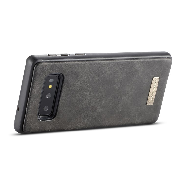CASEME Divisão Carteira De Couro Capa + Escudo Híbrido Destacável Para Samsung Galaxy S10 Lite - Preto-9