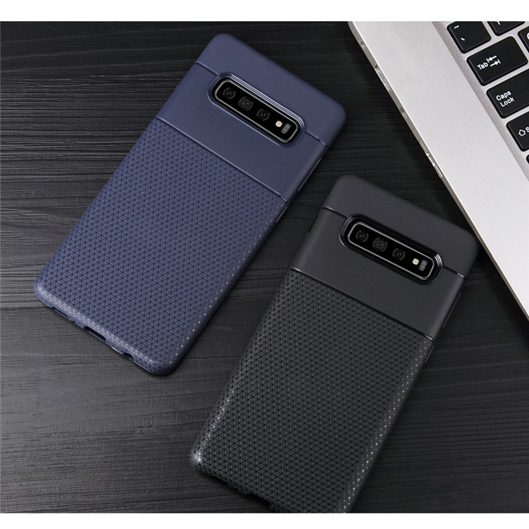 Triangle Pattern TPU Case for Samsung Galaxy S10 - Black-10