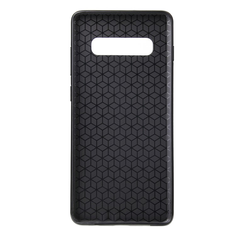 Triangle Pattern TPU Case for Samsung Galaxy S10 - Black-3