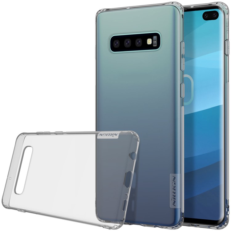 

NILLKIN Nature Soft TPU Mobile Case for Samsung Galaxy S10 Plus - Grey, Galaxy S10 Plus