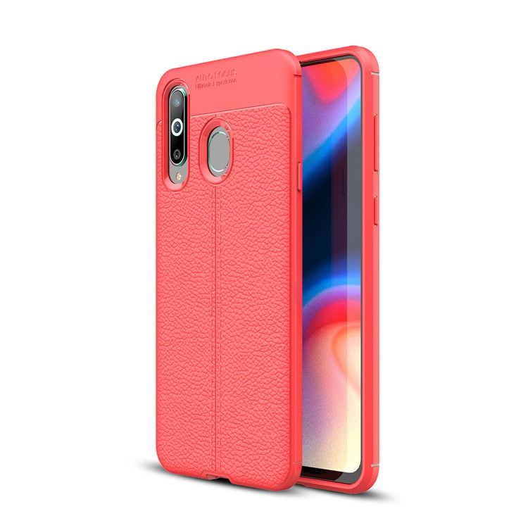 

Litchi Grain Soft TPU Mobile Phone Shell for Samsung Galaxy A8s - Red, Galaxy A8s