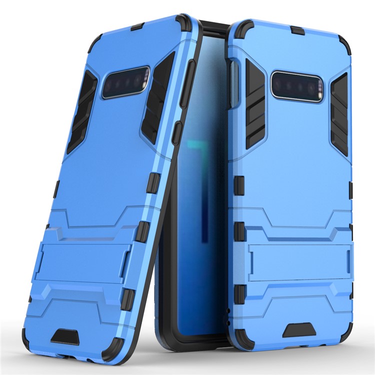 Cool Guard PC + TPU Protector Cover with Kickstand for Samsung Galaxy S10 Lite - Baby Blue-1