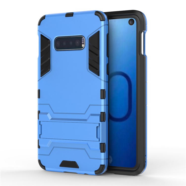 Cool Guard PC + TPU Protector Cover with Kickstand for Samsung Galaxy S10 Lite - Baby Blue-5