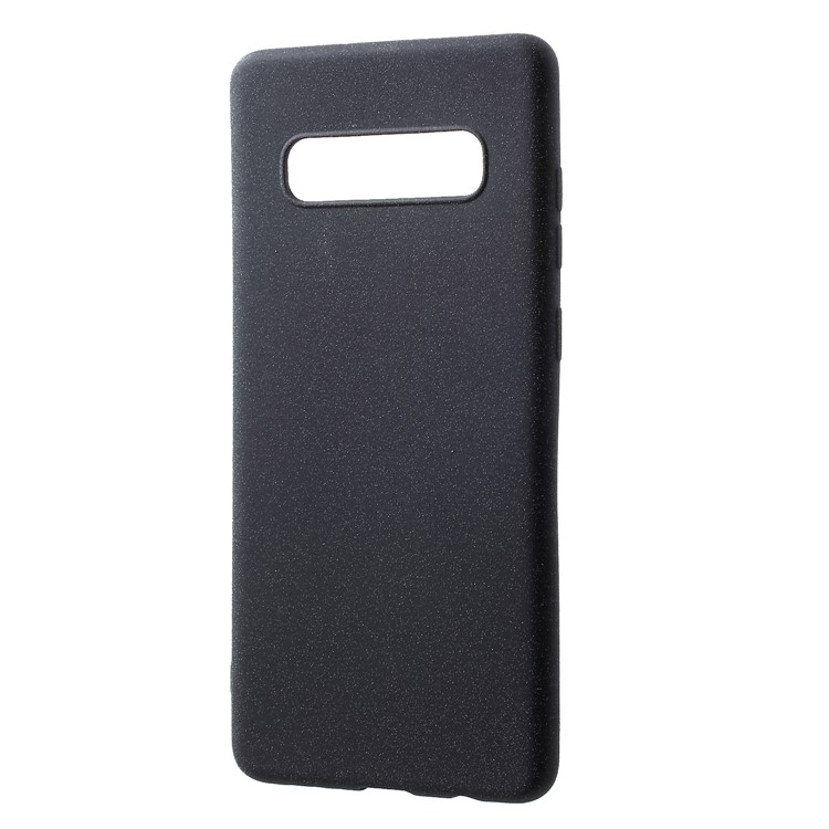 Skin-touch Matte TPU Protection Cover for Samsung Galaxy S10 - Black-3