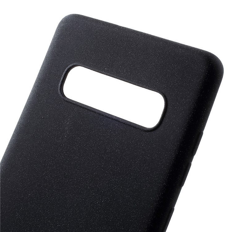 Skin-touch Matte TPU Protection Cover for Samsung Galaxy S10 - Black-4
