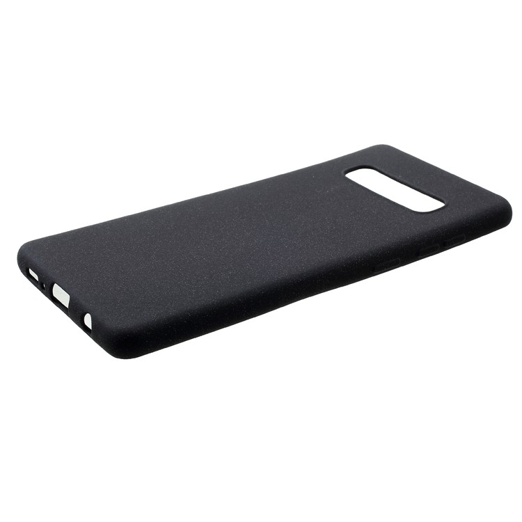 Skin-touch Matte TPU Protection Cover for Samsung Galaxy S10 - Black-5