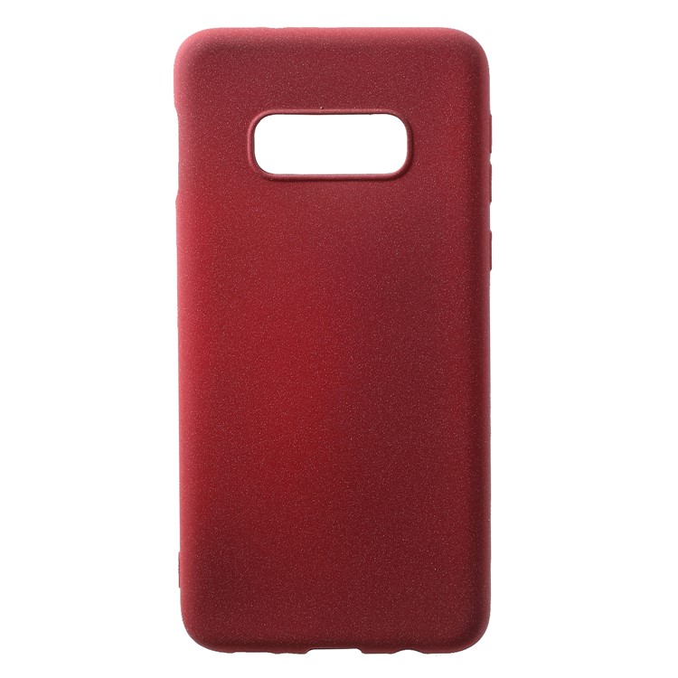 Skin-touch Matte TPU Phone Case for Samsung Galaxy S10e - Wine Red-1