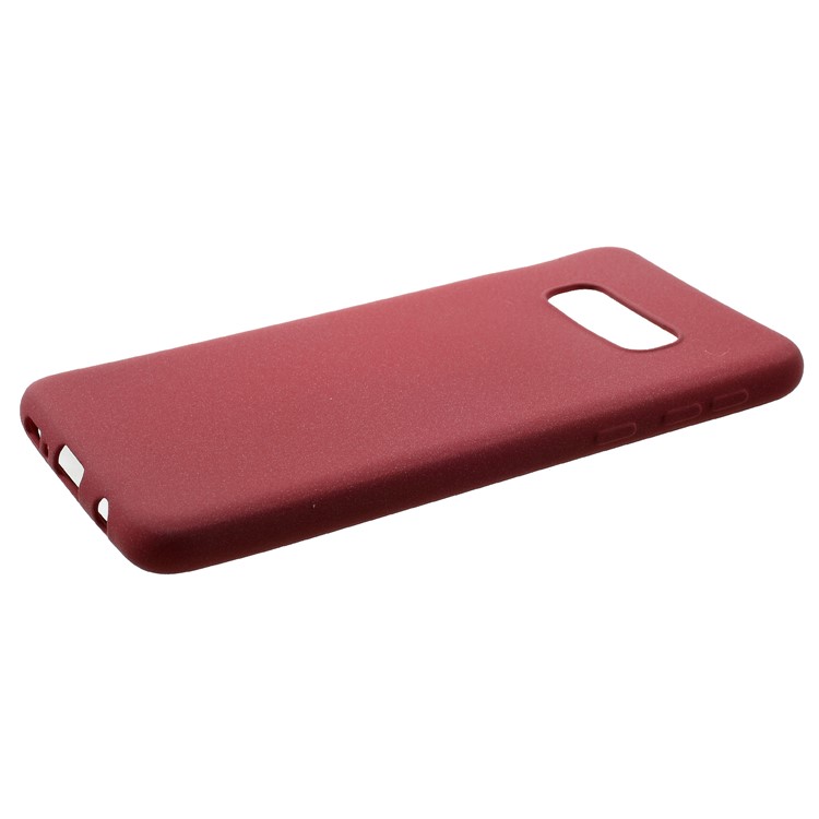 Skin-touch Matte TPU Phone Case for Samsung Galaxy S10e - Wine Red-4