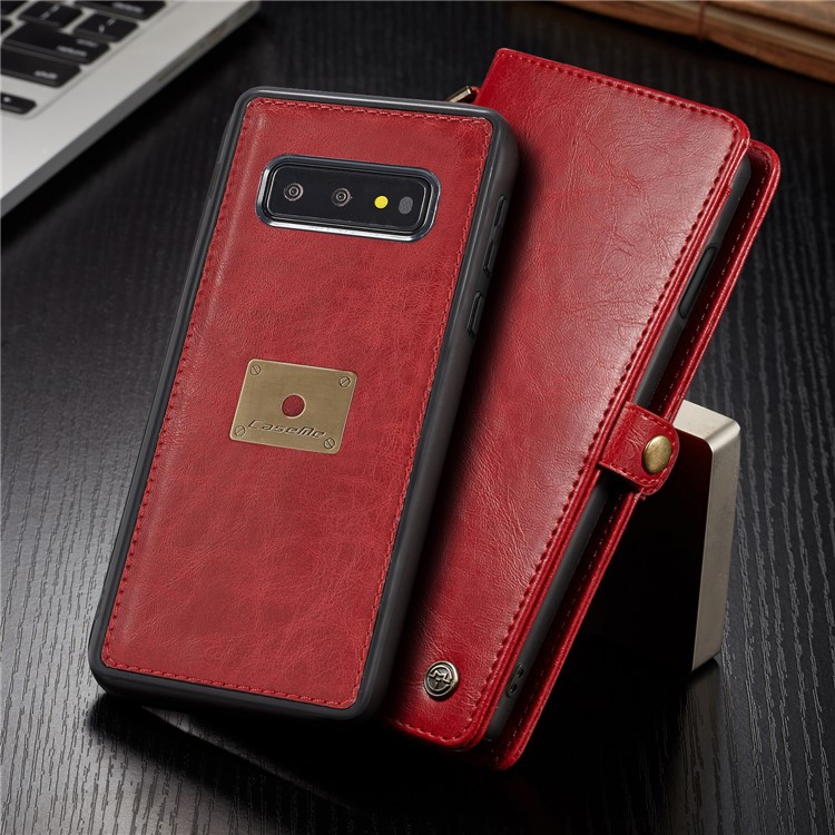 red Wallet Case for Samsung Galaxy S10e Leather Cover Compatible with Samsung Galaxy S10e