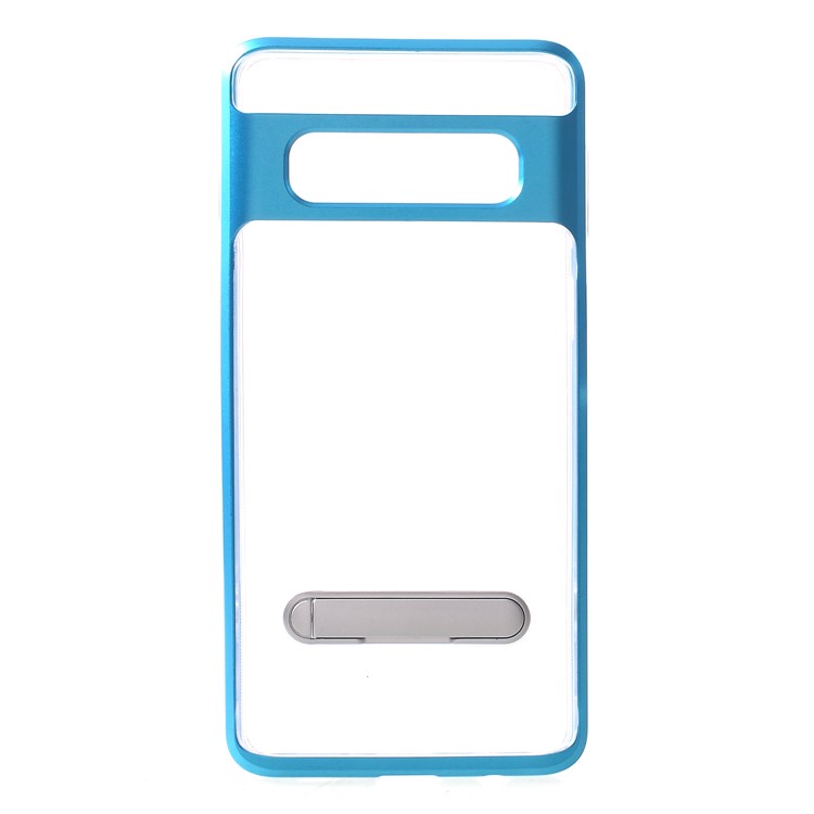 

Hybrid Clear Back PC + TPU Kickstand Case for Samsung Galaxy S10 Plus - Blue, Galaxy S10 Plus