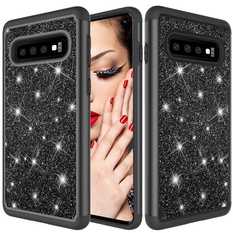 Для samsung galaxy s10 флэш-пудра кожа