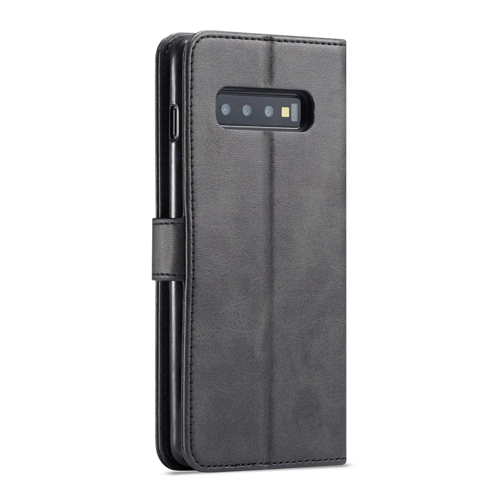 LC.IMEEKE Wallet Leather Stand Case for Samsung Galaxy S10 Plus - Black-3