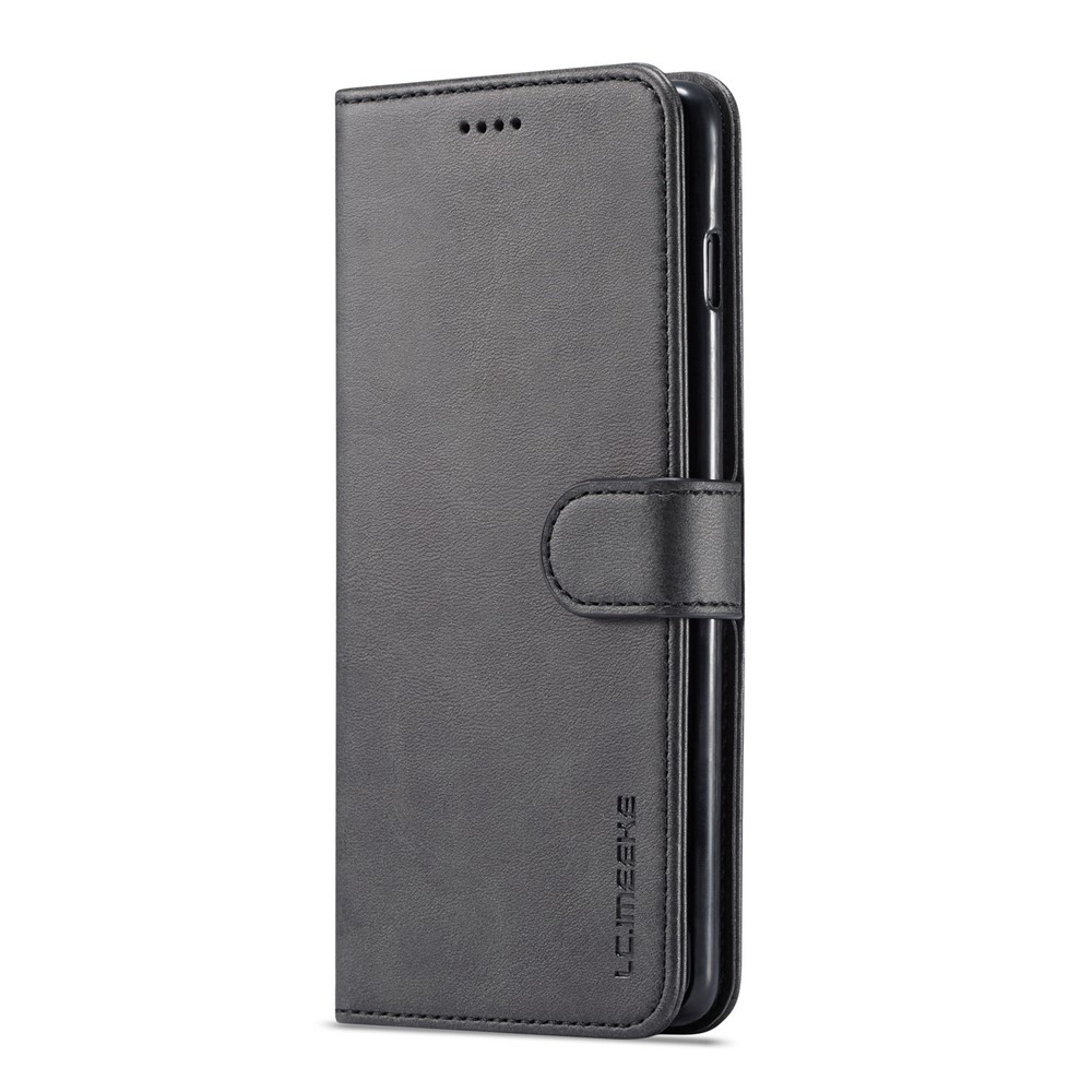 LC.IMEEKE Wallet Leather Stand Case for Samsung Galaxy S10 - Black-3