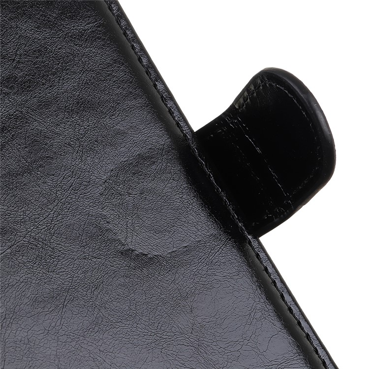 Crazy Horse Wallet Leather Stand Case for Samsung Galaxy M20 - Black-5