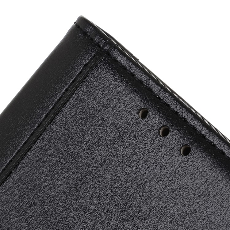 Wallet Stand Leather Cell Phone Cover for Samsung Galaxy M10 - Black-6