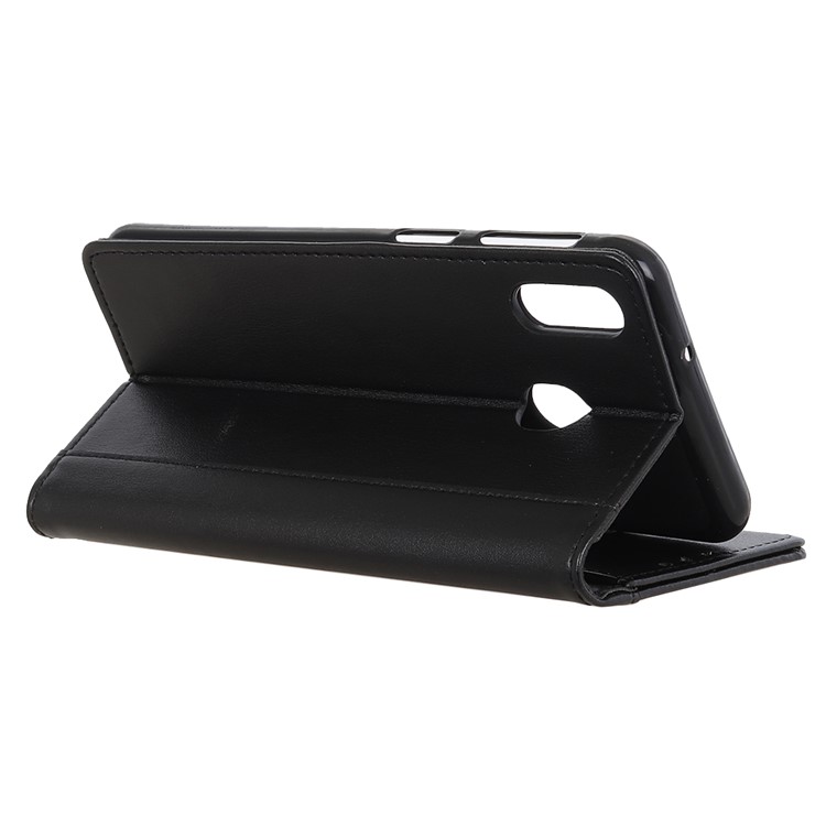 Wallet Stand Leather Case Accessory for Samsung Galaxy M20 - Black-4