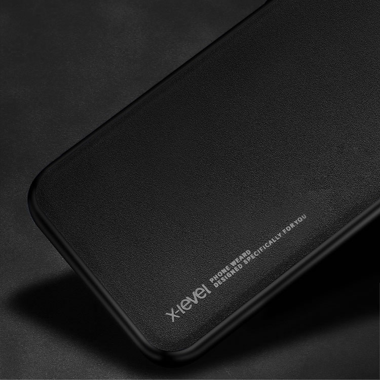 X-LEVEL PU Leather Coated TPU Phone Shell for Samsung Galaxy S10 Plus - Black-4